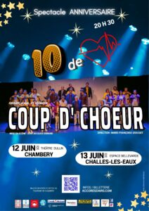 Coup d' chœur spectacle anniversaire 10 ans